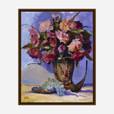 Red Roses Artist Enhanced Canvas Print by John Beard Collection - product image 7 for Resin Society