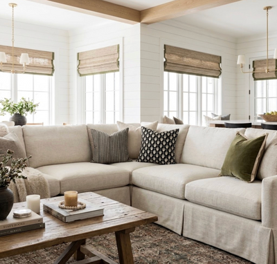 Reeds Pillow Cover in Jet by McLaurin + Piercy Textiles