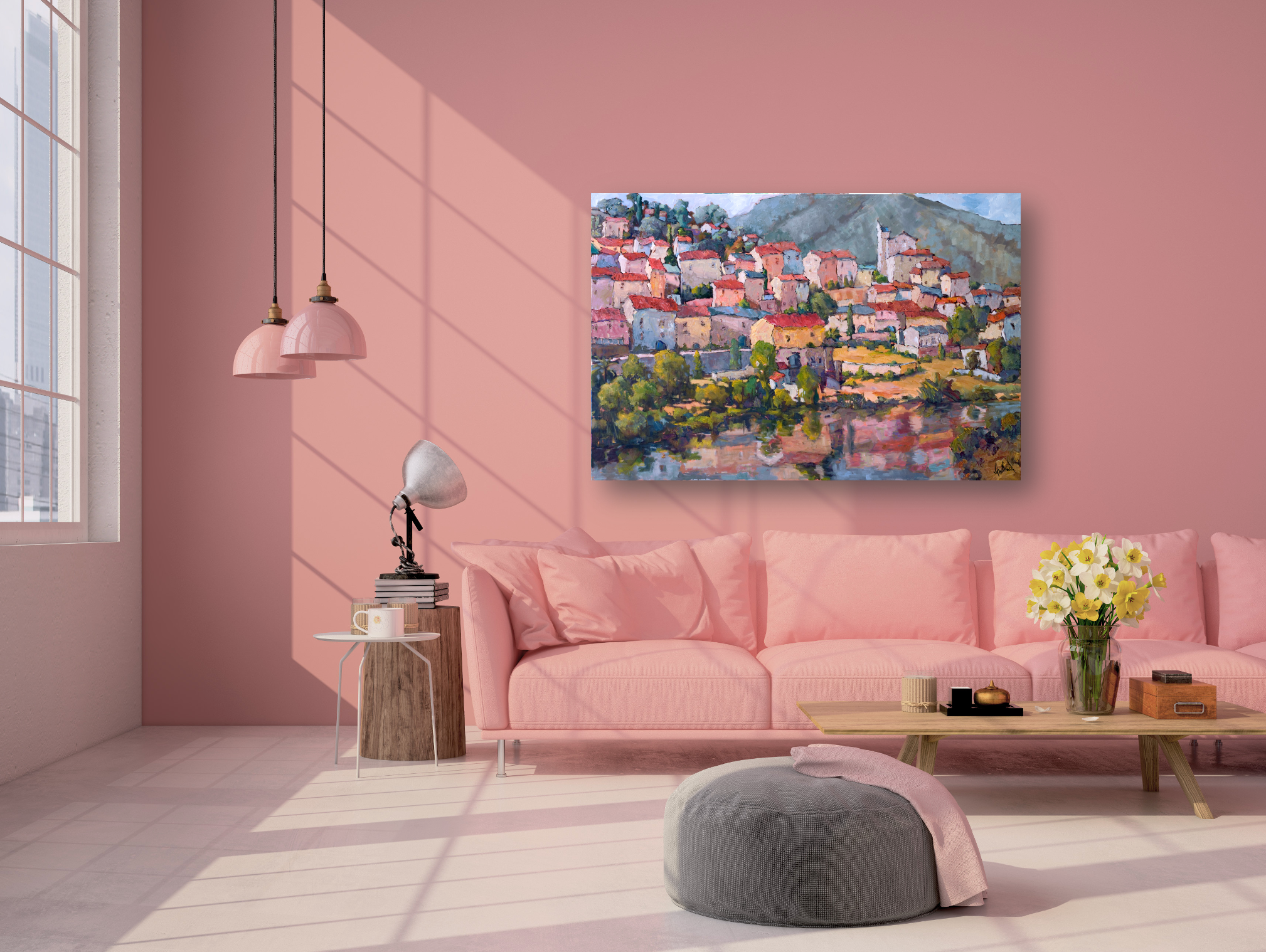 Reflections Artist Enhanced Canvas Print by John Beard Collection - product image 2 for Resin Society