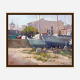 Repair Yard Artist Enhanced Canvas Print by John Beard Collection - product image 7 for Resin Society