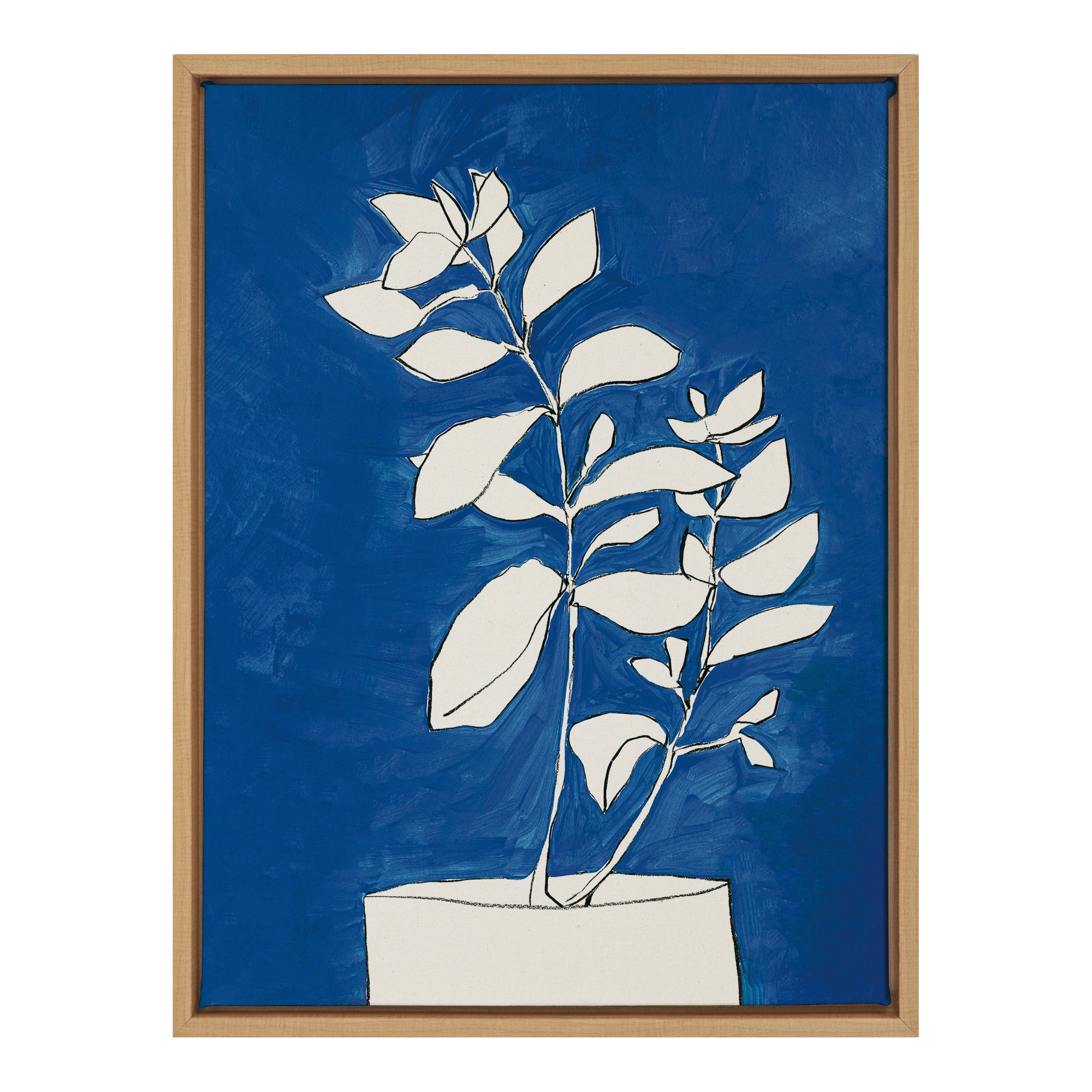 Sylvie Night Blooms Framed Canvas by kateandlaurel - product image 9 for Resin Society