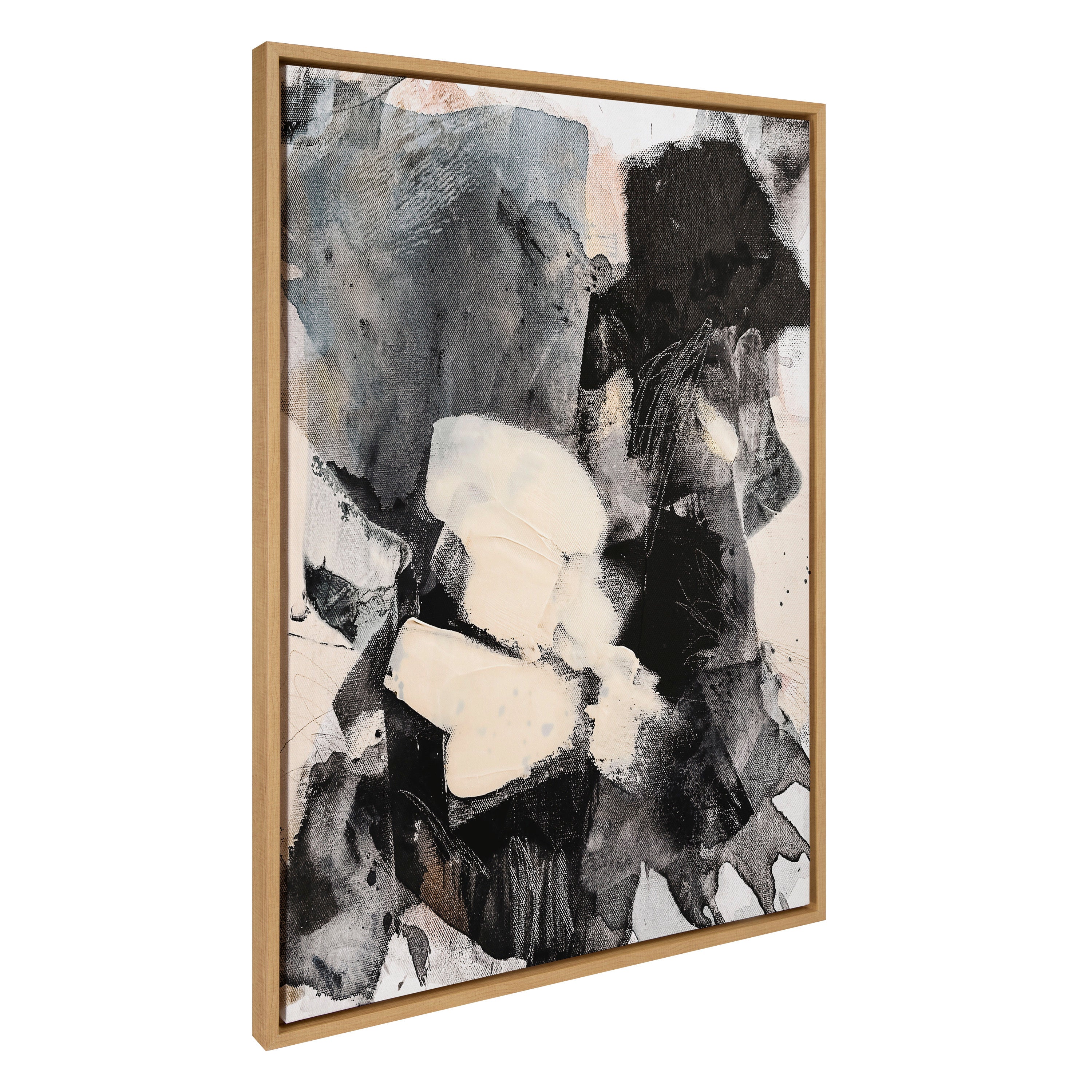 Sylvie Painted Flow III Framed Canvas by Amy Lighthall