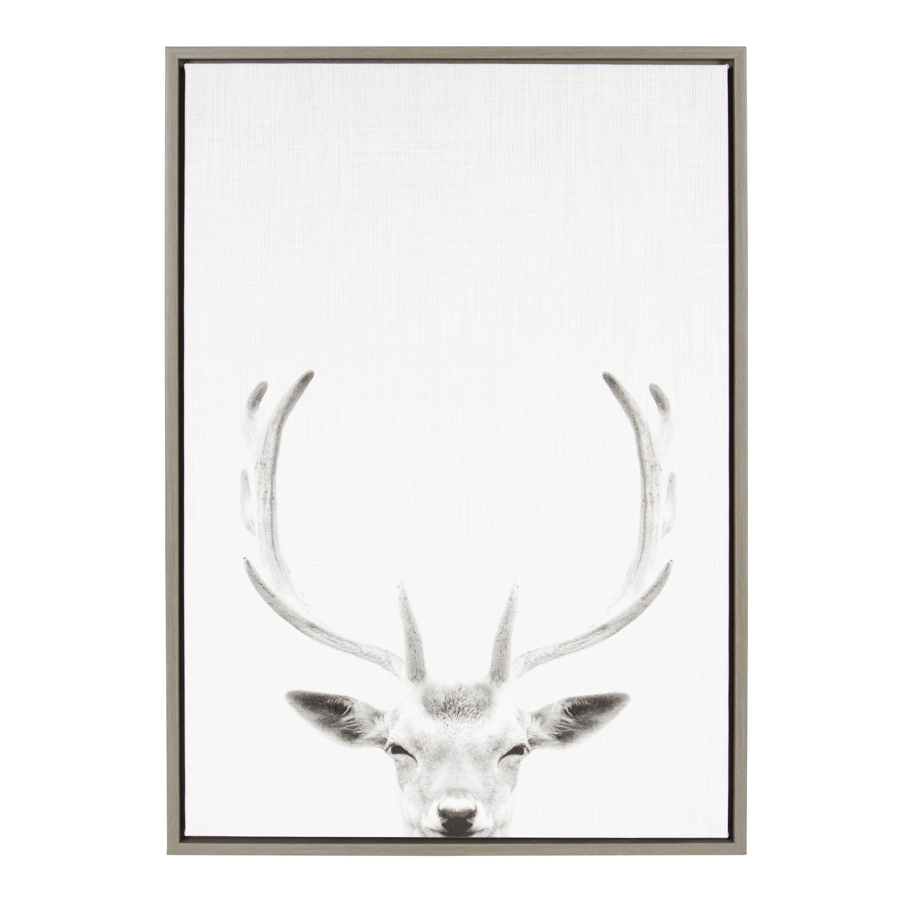 Sylvie Deer Portrait Framed Canvas by Simon Te Tai by kateandlaurel - product image 8 for Resin Society
