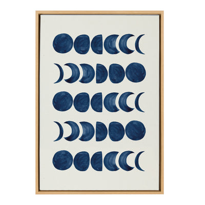 Sylvie Moon Phases Framed Canvas