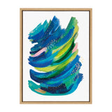 Sylvie Bright Abstract 2 Framed Canvas