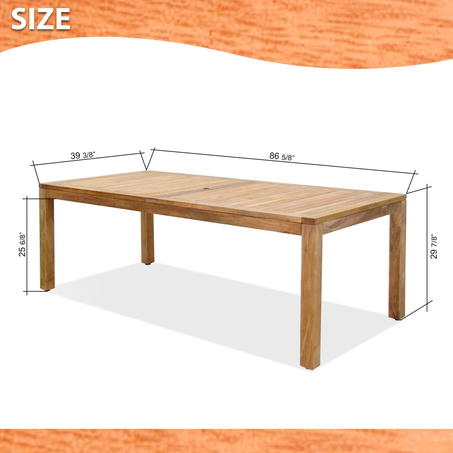 Rinjani Rectangular Teak Table and Fortuna Armchair Dining Set by LifestyleGarden US - product image 11 for Resin Society