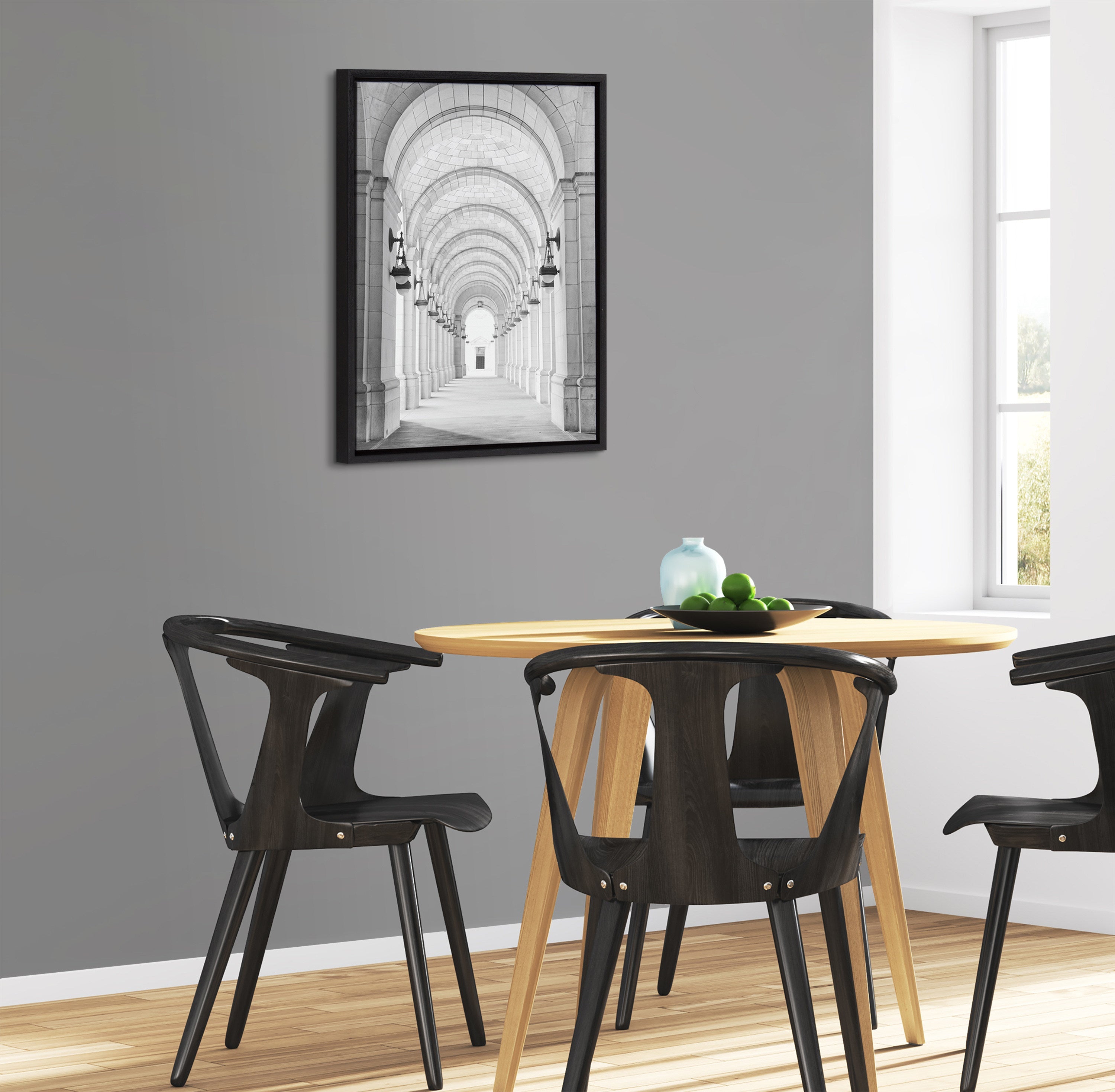 Sylvie Union Station Framed Canvas by kateandlaurel - product image 5 for Resin Society