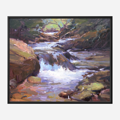 River Rapid Artist Enhanced Canvas Print by John Beard Collection - product image 5 for Resin Society