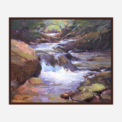 River Rapid Artist Enhanced Canvas Print by John Beard Collection - product image 7 for Resin Society