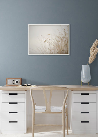 Sylvie Marsh Grass No 1 Framed Canvas by Crystal Lynn Collins