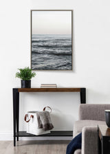 Sylvie Calm Ocean Vibes Framed Canvas by Vidal Hernandez by kateandlaurel - product image 6 for Resin Society