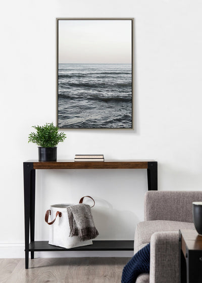 Sylvie Calm Ocean Vibes Framed Canvas by Vidal Hernandez by kateandlaurel - product image 6 for Resin Society