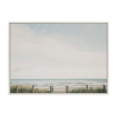 Sylvie Pale Sky Framed Canvas by Emiko and Mark Franzen of F2Images