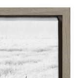 Sylvie Herd of Highland Cows Black and White Framed Canvas by The by kateandlaurel - product image 6 for Resin Society