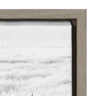 Sylvie Herd of Highland Cows Black and White Framed Canvas by The by kateandlaurel - product image 6 for Resin Society