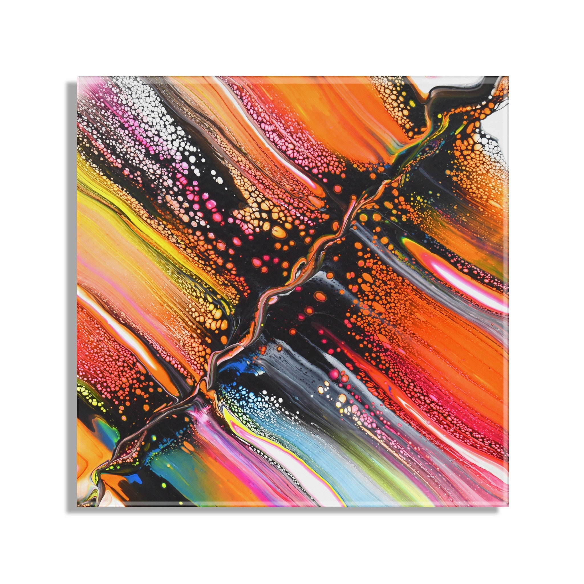 Aloha Floating Acrylic Art by Xizhou Xie
