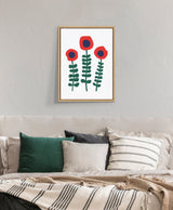 Sylvie Red Flowers Framed Canvas by kateandlaurel - product image 8 for Resin Society