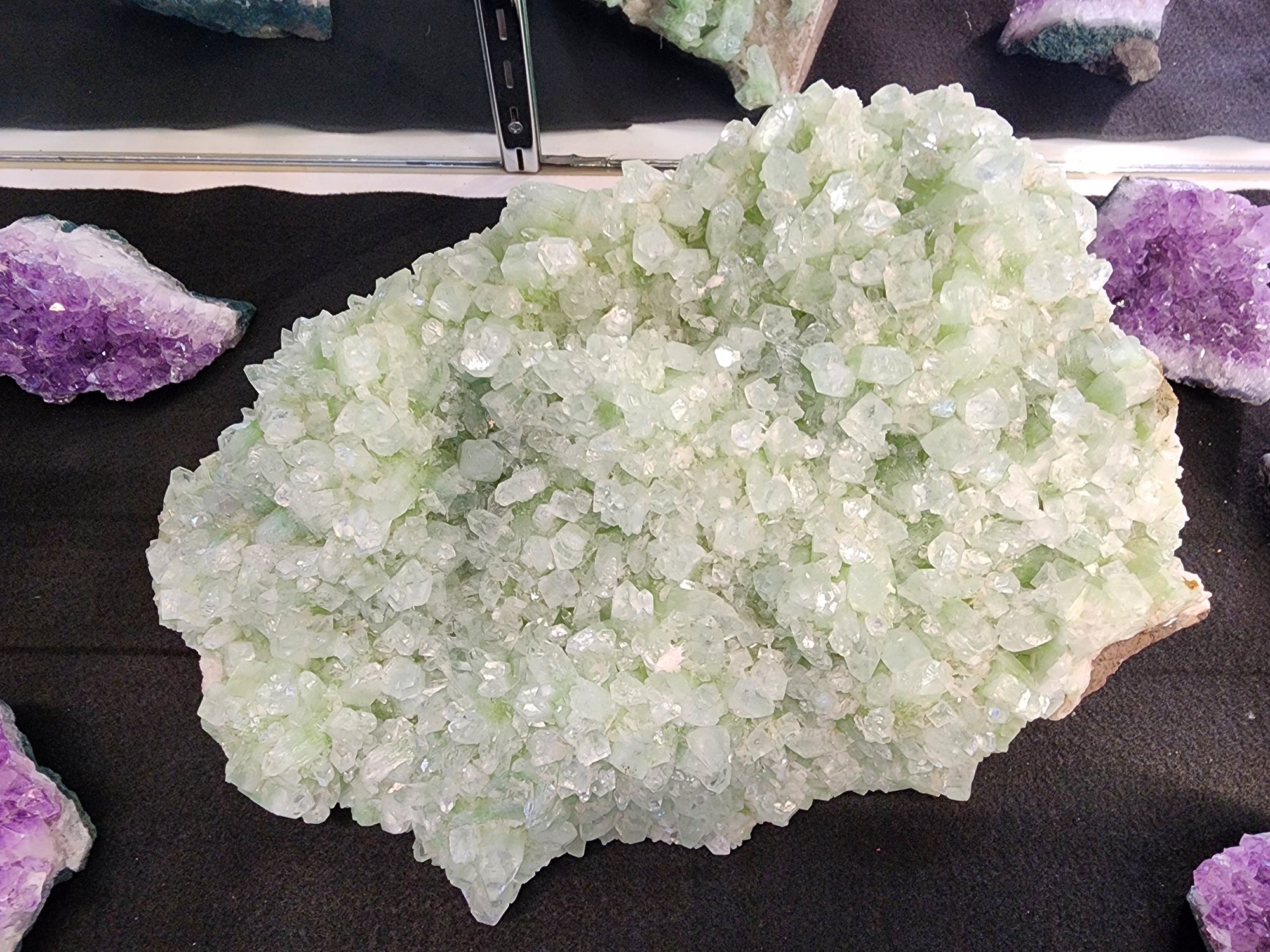 Sea Green Apophyllite Cluster 14kg by Rare Earth Gallery - main product image for Resin Society