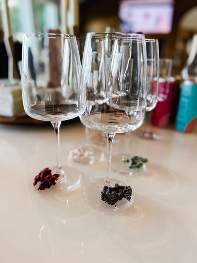 Macrame Wine Charms by A Branch & Cord