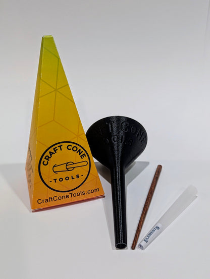 Classic Craft Cone Filler & Packing Tool Kit with packing stick and craft cone in multiple colors