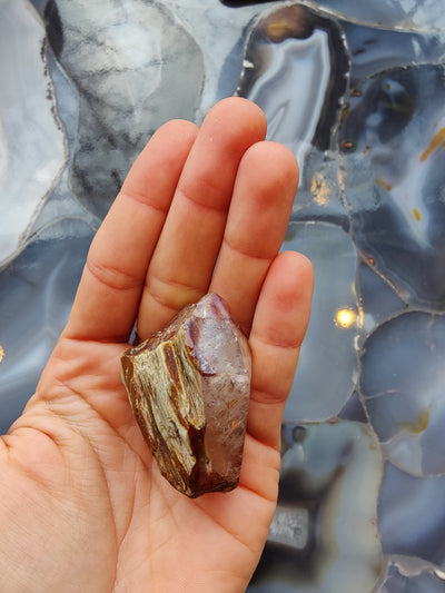 Amphibole "Angel Phantom" Quartz Brazil