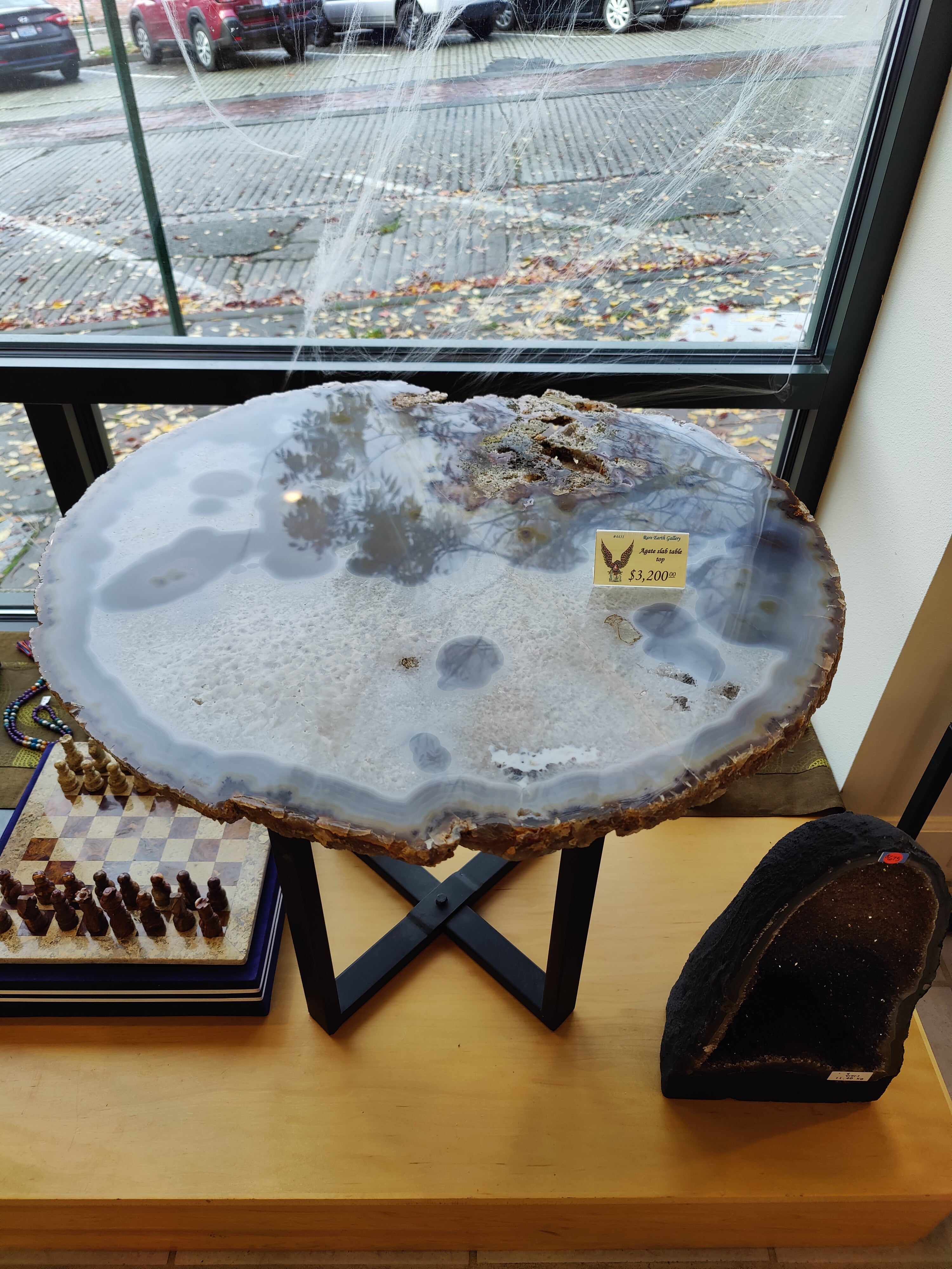 Agate Quartz Slab (XL) by Rare Earth Gallery - main product image for Resin Society