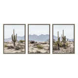 Sylvie Tall Saguaro Cacti Desert Mountain Left by kateandlaurel - product image 2 for Resin Society