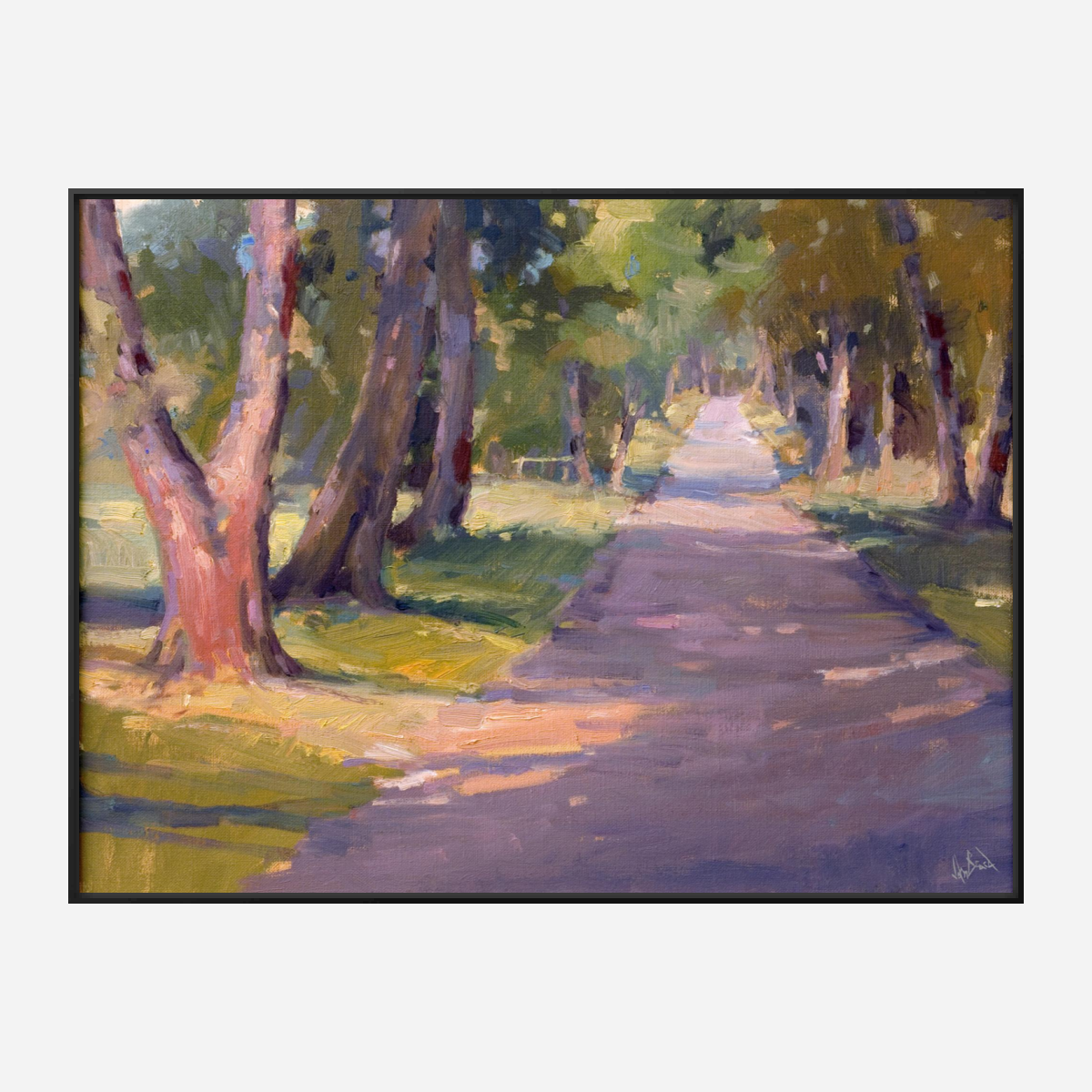 Roadside Shadow Artist Enhanced Canvas Print by John Beard Collection - product image 5 for Resin Society