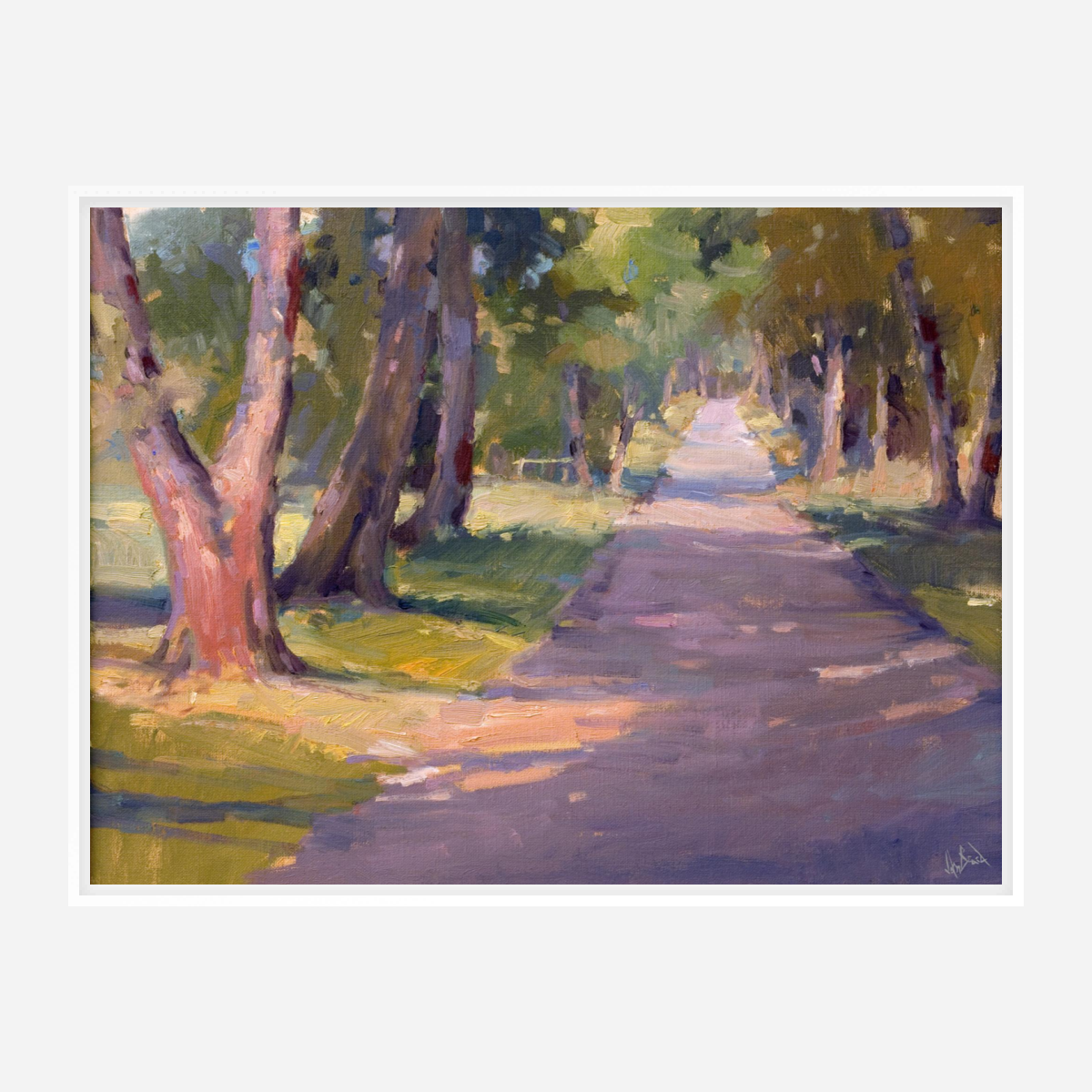 Roadside Shadow Artist Enhanced Canvas Print by John Beard Collection - product image 6 for Resin Society