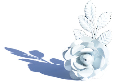 Vibhsa White Rose Set of 4 Napkin Rings