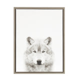 Sylvie Wolf Framed Canvas by Simon Te Tai by kateandlaurel - product image 17 for Resin Society