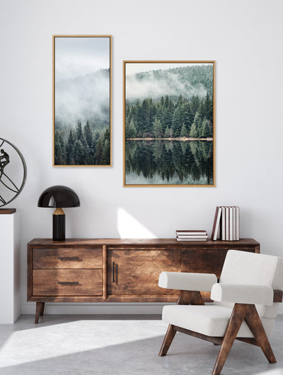Sylvie Misty Forest Framed Canvas by Emiko and Mark Franzen of F2Images