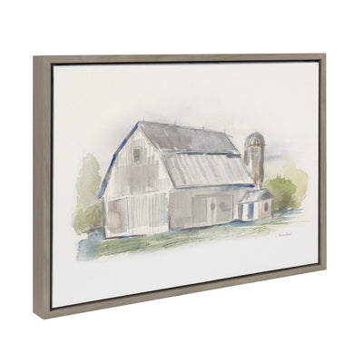 Sylvie Barn 2 Framed Canvas by kateandlaurel - product image 2 for Resin Society
