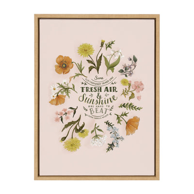 Sylvie Some Old Fashioned Things Framed Canvas by Valerie McKeehan of by kateandlaurel - main product image for Resin Society