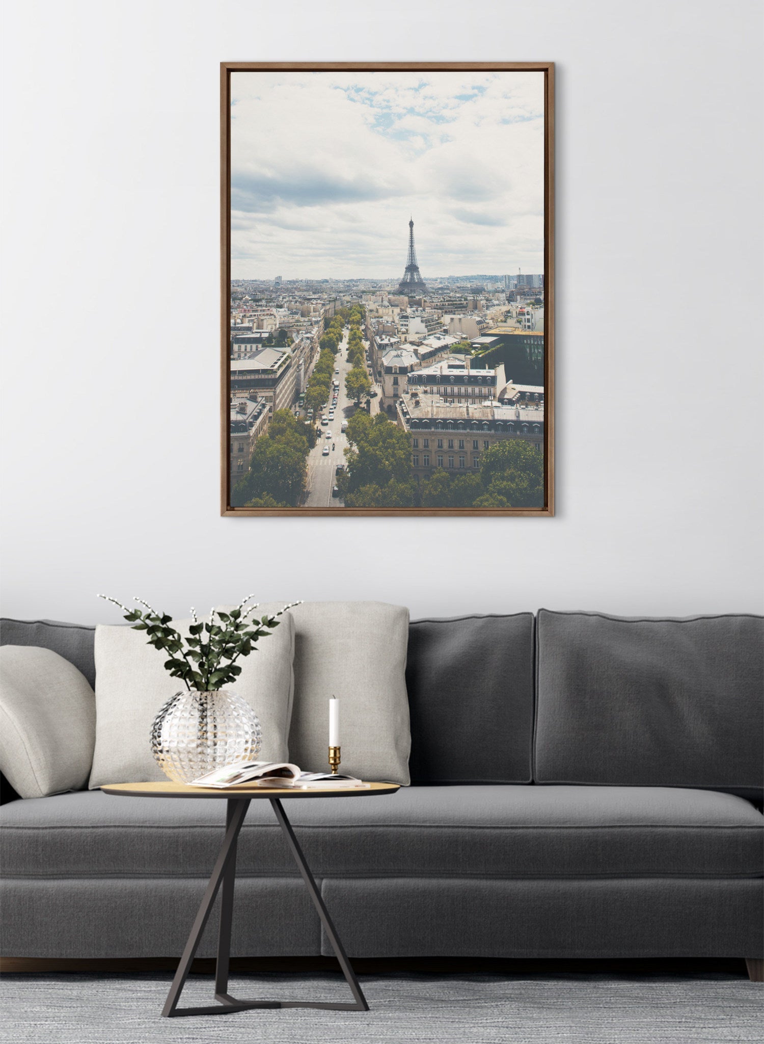 Sylvie France Framed Canvas by Laura Evans by kateandlaurel - product image 7 for Resin Society