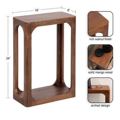 Dahl Wood Slim Side Table