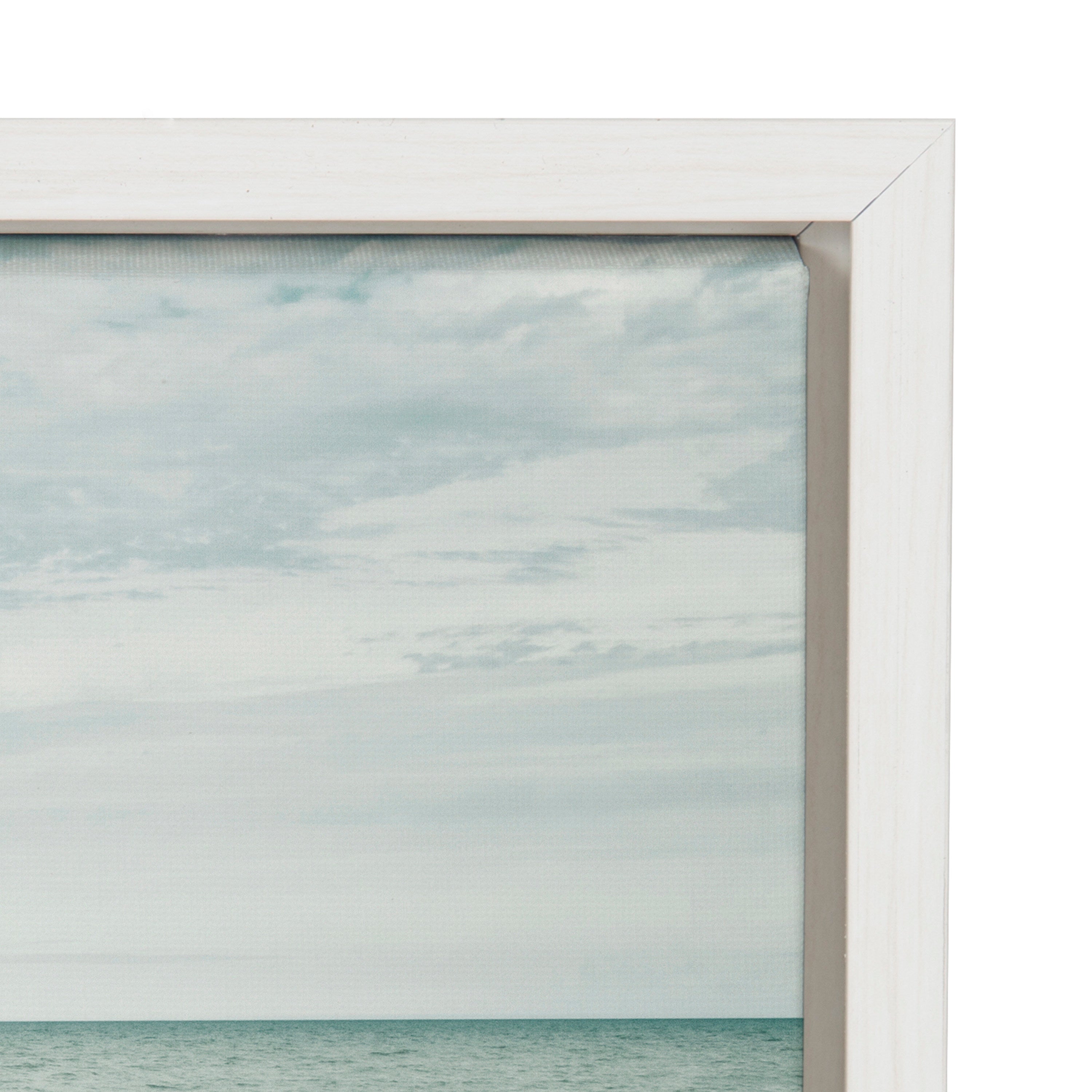 Sylvie Beach 2 Framed Canvas by kateandlaurel - product image 3 for Resin Society