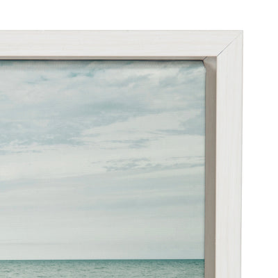 Sylvie Beach 2 Framed Canvas by kateandlaurel - product image 3 for Resin Society