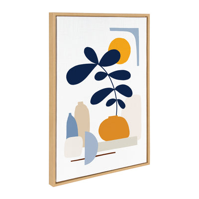 Sylvie The Shapes of Nature Framed Canvas by kateandlaurel - product image 2 for Resin Society