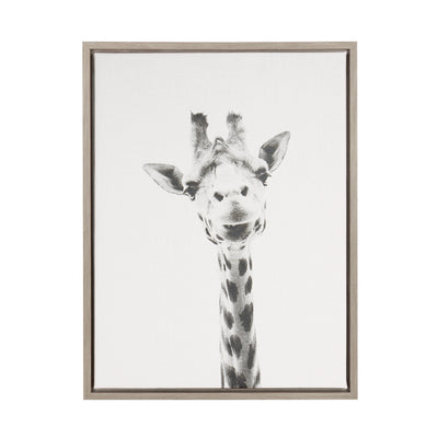 Sylvie Giraffe Framed Canvas by Simon Te of Tai Prints by kateandlaurel - product image 17 for Resin Society