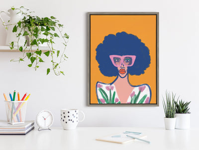 Sylvie Springtime Fierceness Framed Canvas by kateandlaurel - product image 8 for Resin Society