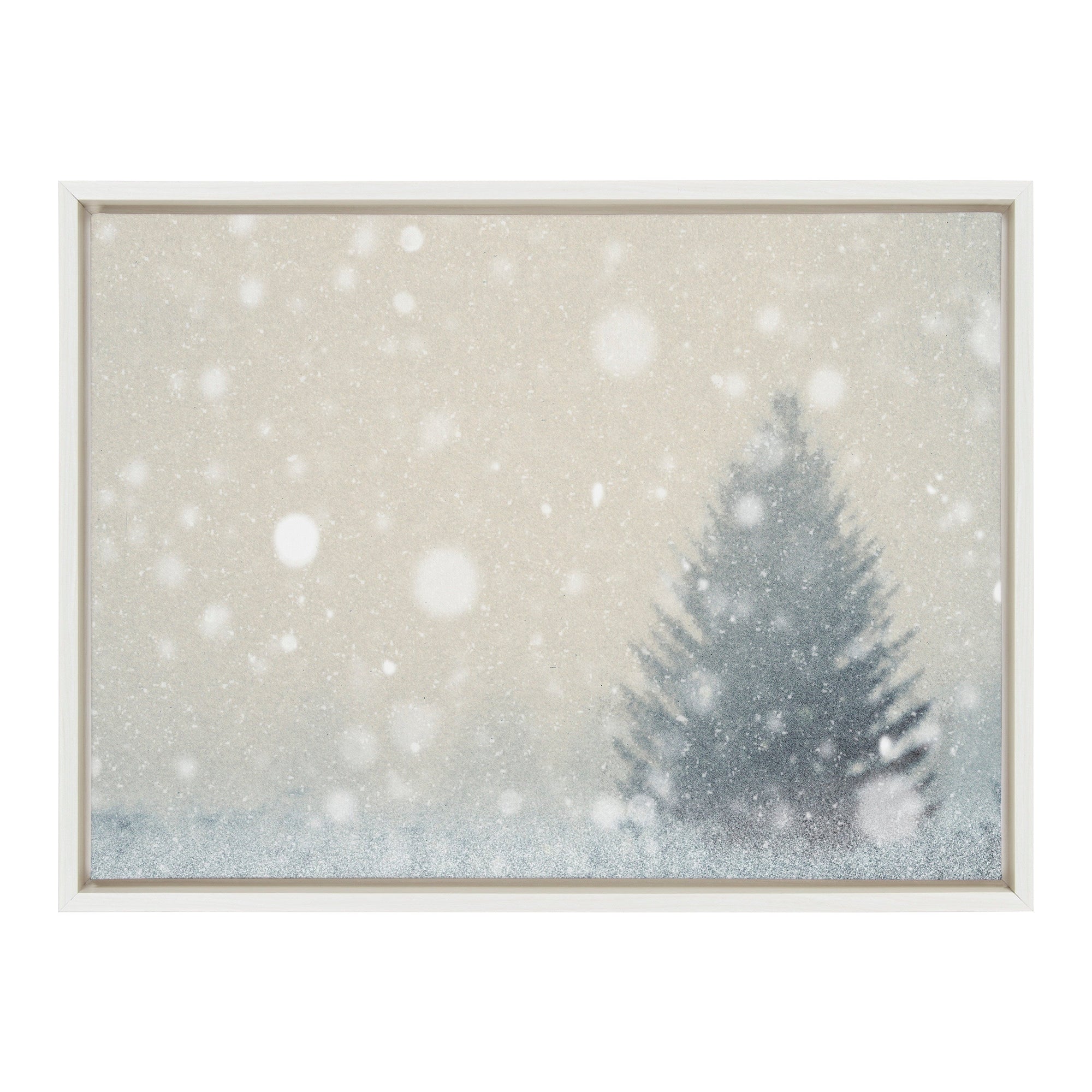 Sylvie Snow Day Framed Canvas by Robert Cadloff of Bomobob by kateandlaurel - product image 8 for Resin Society