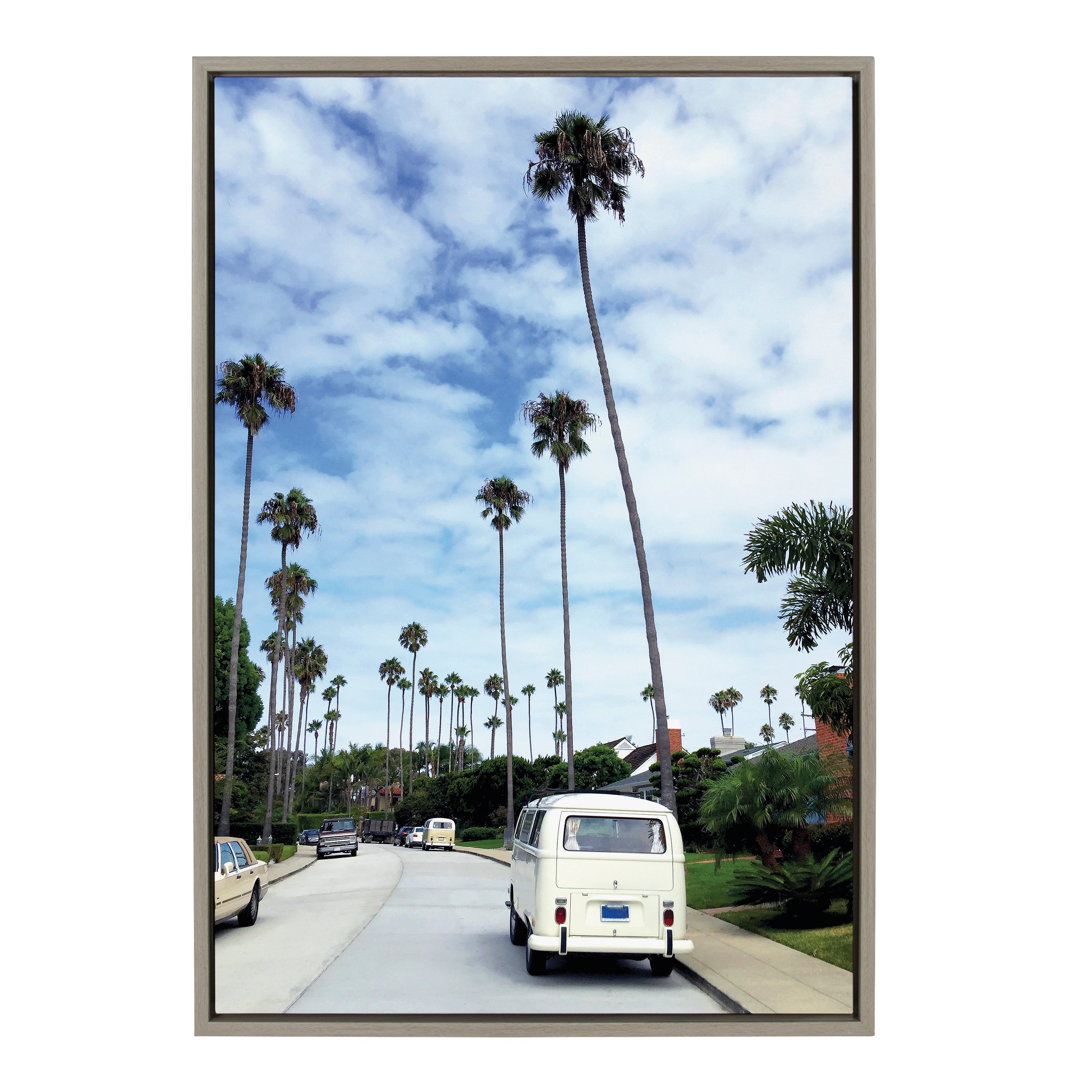 Sylvie La Jolla Commute Framed Canvas by Rachel Bolgov by kateandlaurel - product image 8 for Resin Society