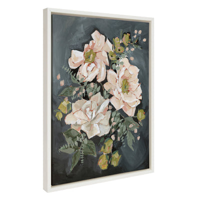 Sylvie Day 24 floral print framed in a gold floating frame by Annie Quigley