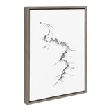 Sylvie Mountains Framed Canvas by kateandlaurel - product image 2 for Resin Society