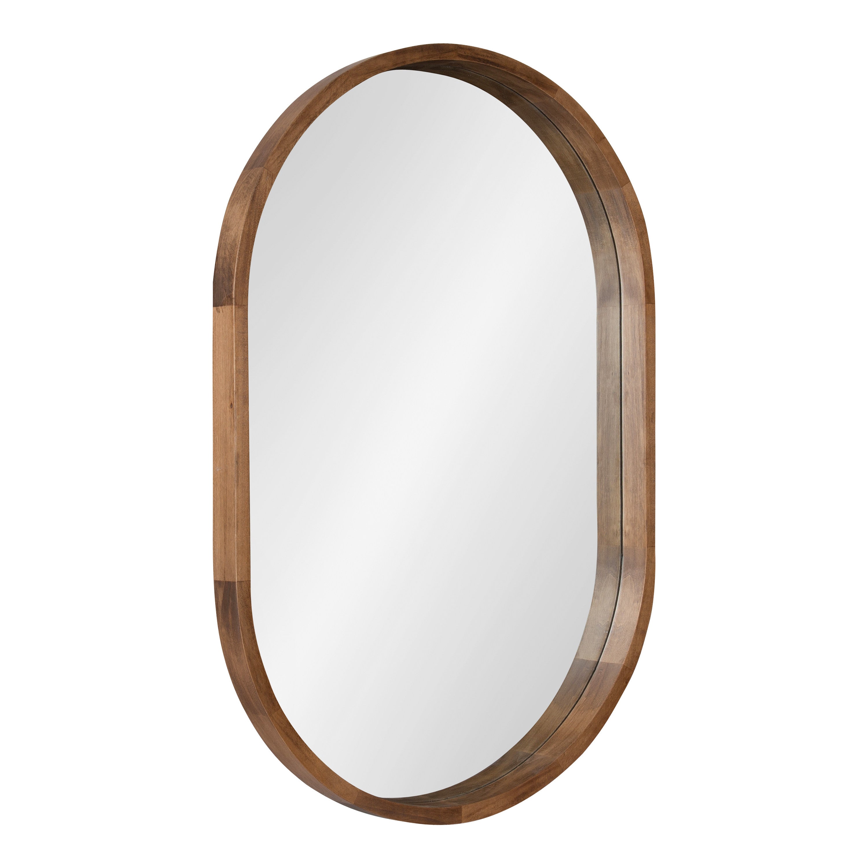 Hutton Wood Framed Capsule Mirror by kateandlaurel - product image 10 for Resin Society