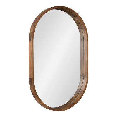 Hutton Wood Framed Capsule Mirror by kateandlaurel - product image 10 for Resin Society