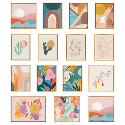Sylvie Endless Summer Framed Canvas by kateandlaurel - product image 12 for Resin Society