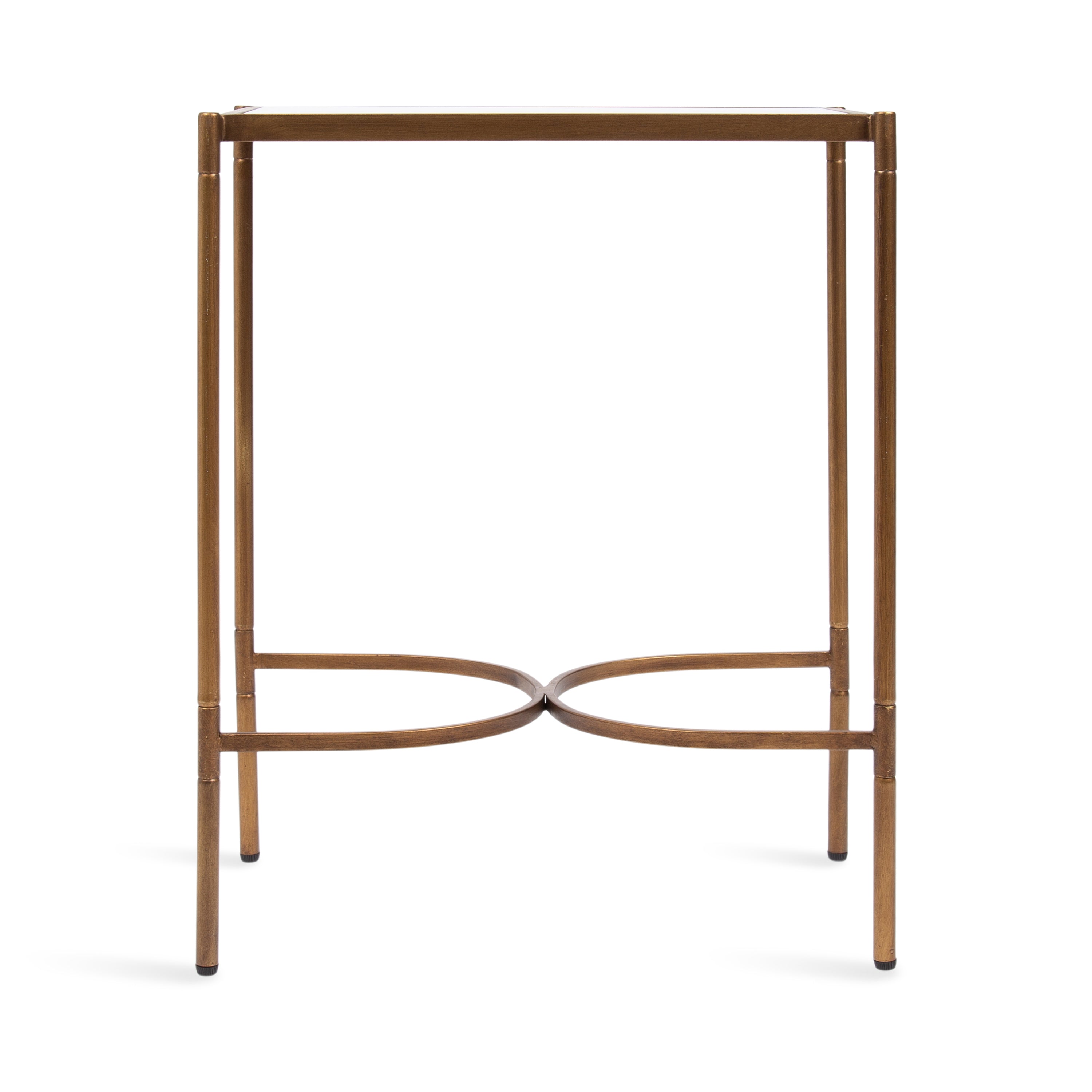 Catriona Side Table Mirror and Metal