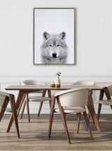 Sylvie Wolf Framed Canvas by Simon Te Tai by kateandlaurel - product image 4 for Resin Society